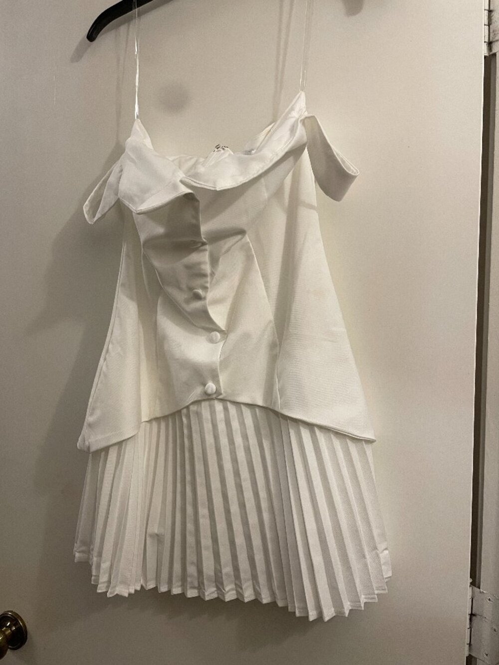 White Mini Dress for Bridal or Graduation